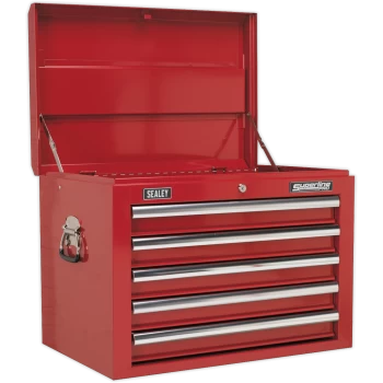 Sealey Superline Pro 5 Drawer Tool Chest Red