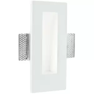 25-fan Europe - Applique encastree Ariel Platre blanc 1 ampoule cm