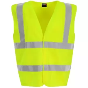 PRO RTX High Visibility Childrens/Kids Waistcoat (L) (Yellow) - Yellow