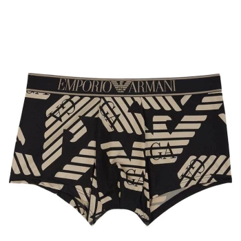 Emporio Armani Knitted Trunks Black/Bronze Size L Men