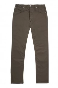 Mens French Connection W17 5 Pocket Trouser Forest Green