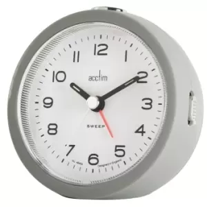 Acctim Neve Alarm Clock - Silver