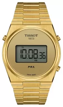 Tissot T1374633302000 PRX Digital (40mm) Digital Dial / Gold Watch