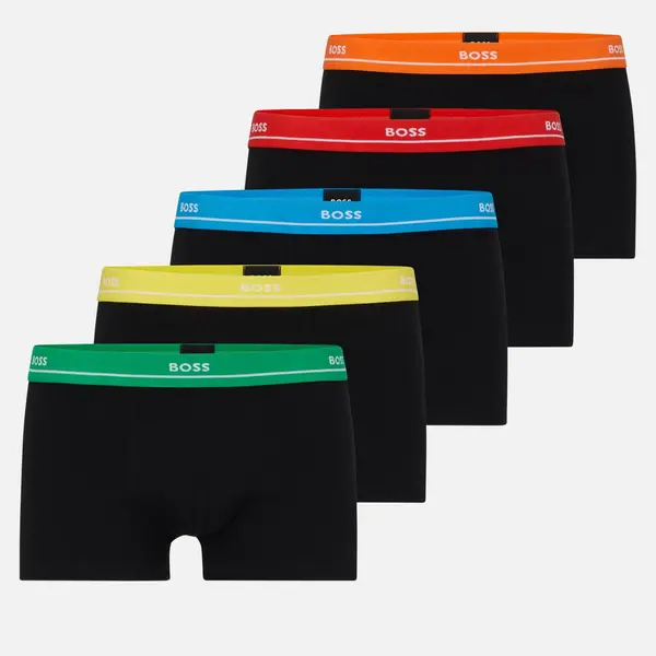 BOSS Bodywear 5 Pack Essential Cotton-Blend Trunks - XXL Multi Underwear and Nightwear male 50489616-999 XXL