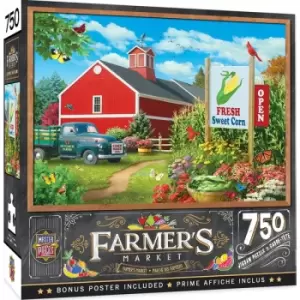 Masterpieces Puzzle Farmers Market Country Heaven Puzzle 750 piece jigsaw puzzle