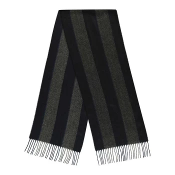 Howick Cashmink Check Scarf - Navy