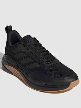 adidas Flux Trainers - Black/Gum, Size 9, Men