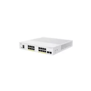 Smart switch, 16 x 10/100/1000 ports, 2 x Gigabit SFP, UK