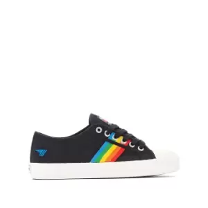 Coaster Rainbow Canvas Trainers