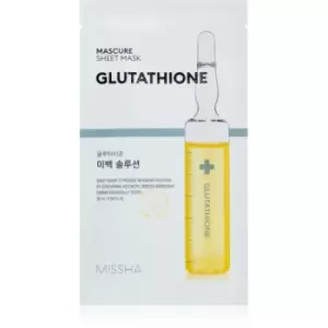 Missha Mascure Glutathione Brightening Face Sheet Mask 28 ml