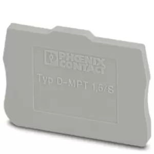 Phoenix Contact, D-MPT End Cover for Modular Terminal Block