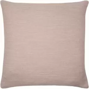 Evans Lichfield Dalton Slub Textured Cushion Cover, Powder, 43 x 43 Cm