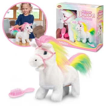 Tobar Rainbow Unicorn Toy - Rainbow