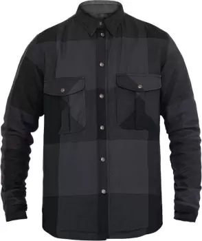 John Doe Motoshirt XTM Big Block Motorcycle Shirt, black-grey, Size S, black-grey, Size S