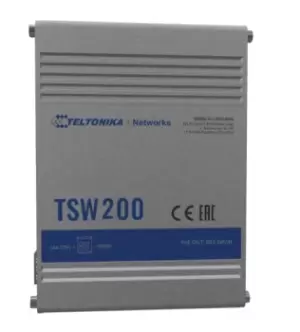 Teltonika TSW200 Switch 8 porte PoE+ unmanaged con 2 SFP 240W di power (TSW200000010)