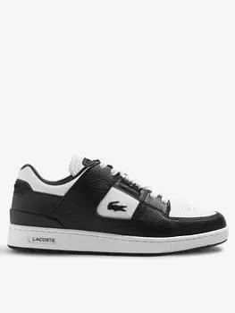 Lacoste Court Cage 223 3 Sma Trainer, White/Black, Size 8, Men