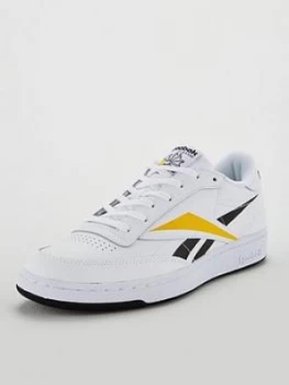 Reebok Club C 85 Vector Trainers - White, Size 6, Men