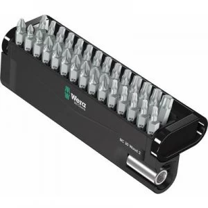 Wera Bit-Check 30 Wood 2 05057432001 Bit set 30 Piece Phillips, Pozidriv, TORX socket