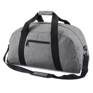 BagBase Classic Holdall / Duffle Travel Bag (Pack Of 2) (One Size) (Grey Marl)