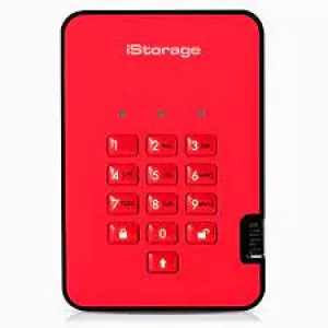 iStorage diskAshur2 SSD 16TB - Red