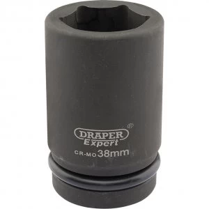 Draper Expert 1" Drive Deep Hexagon Impact Socket Metric 1" 38mm