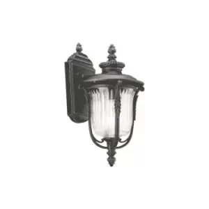 Elstead Luverne - 1 Light Outdoor Small Wall Lantern Light Rubbed Bronze IP44, E27