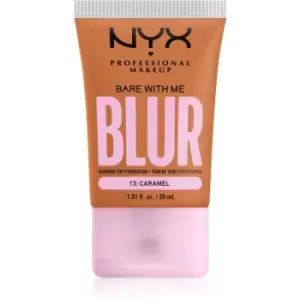 NYX Professional Makeup Bare With Me Blur Tint hydrating foundation shade 13 Caramel 30ml