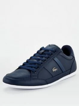 Lacoste Chaymon Trainers - Navy, Size 10, Men