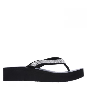 Skechers Vinyasa Platform Flip Flops Ladies - Black