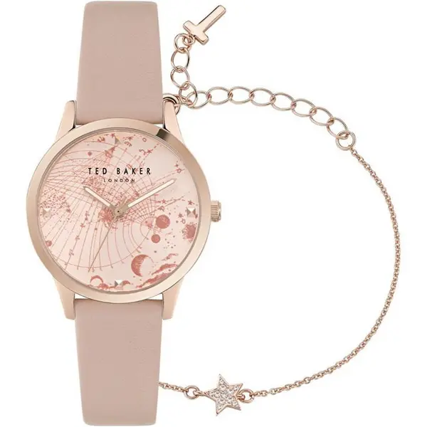 Ted Baker Fitzrovia Constellation Watch BKGFW2301 - Rose Gold and Pink One Size