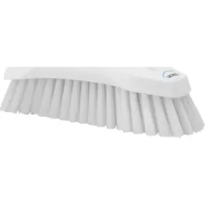 Vikan Washing brush, L, hard, pack of 15, white