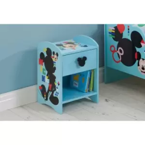 Mickey Mouse Bedside Table - Blue - Disney