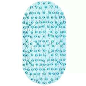 Premier Housewares Blue Pebble PVC Bath Mat 69 x 36cm