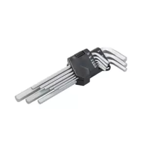 King Dick Hex Key Wrench Set AF 9pce - 1/16" - 3/8"