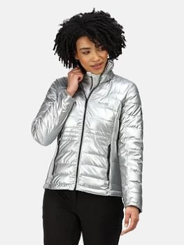 Regatta Keava Quilted Jacket - Silver, Size 10, Women