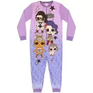 LOL Surprise Girls Sleepsuit (3-4 Years) (Purple/Blue)