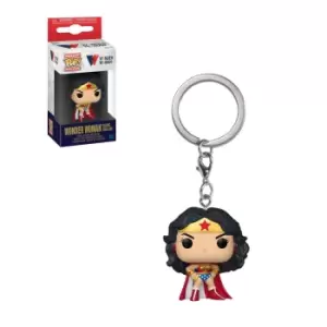 DC Comics Wonder Woman 80th Classic with Cape Funko Pop! Keychian