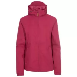 Trespass Womens/Ladies Lynden Waterproof Jacket (2XS) (Berry)