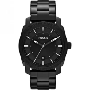 Fossil Machine Black Stainless Steel Watch FS4775