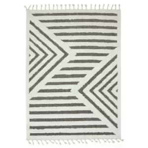 Asiatic Ariana Modern Rectangle Rug - 160x230cm -White