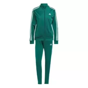 adidas Back 2 Basics 3-Stripes Tracksuit Womens - Green