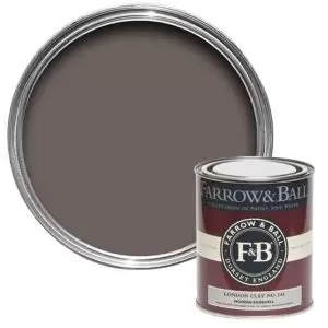 Farrow & Ball Modern London Clay No. 244 Eggshell Paint, 750Ml