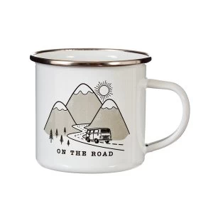 Sass & Belle On the Road Enamel Mug