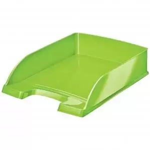 Leitz WOW Letter Tray Plus. A4. Green - Outer carton of 5