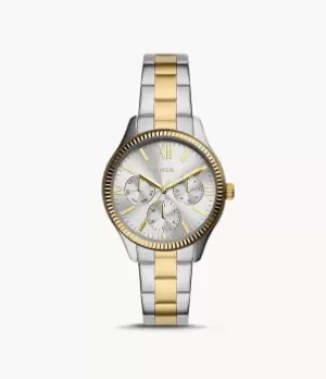 Fossil Women Rye Multifunction Two-Tone Stainless Steel Watch