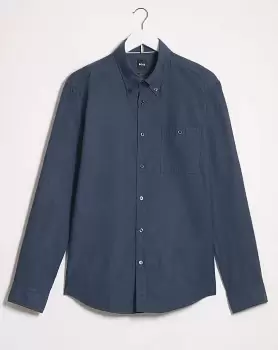 BOSS Slim Fit Navy Pocket Shirt