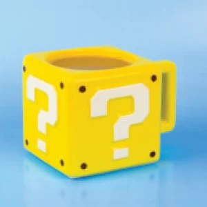 Nintendo Super Mario Question Block Mug - Yellow