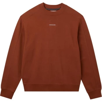 Calvin Klein Jeans Micro Brand Crew Sweatshirt - Tortoise Shell