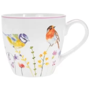 Garden Birds Breakfast Mug