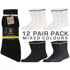 Iron Mountain 12 Pack Workwear Socks Mens - Multi